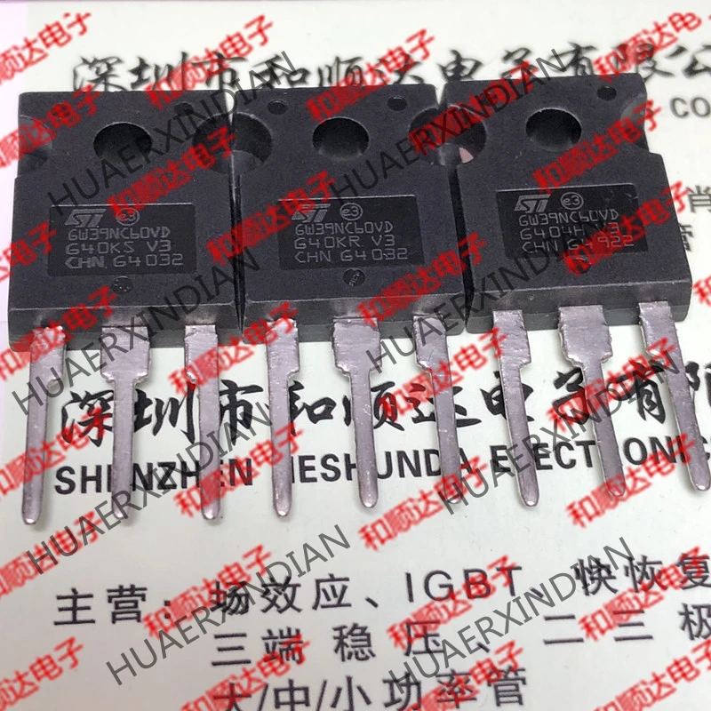 10 шт./лот и GW39NC60VD STGW39NC60VD-247 600V
