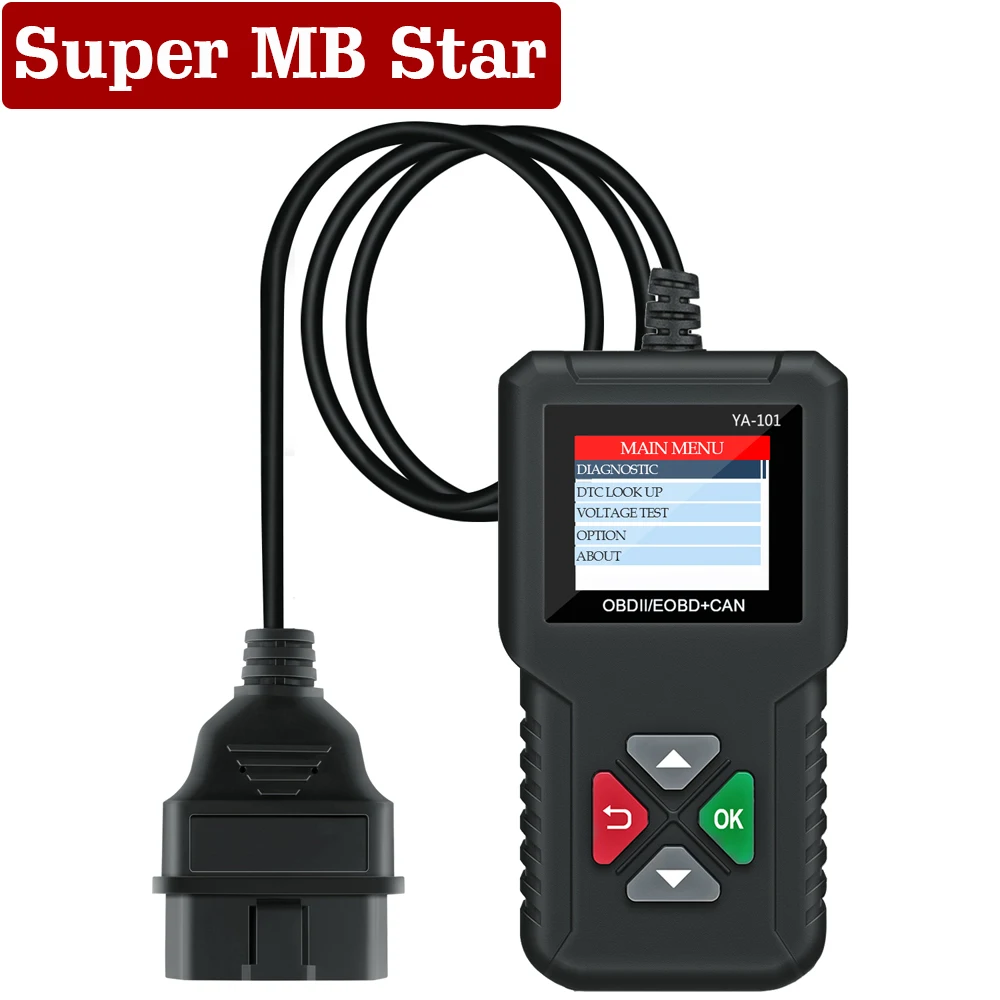 YA101 OBD2 Авто Диагностический Сканер Универсальный инструмент диагностики