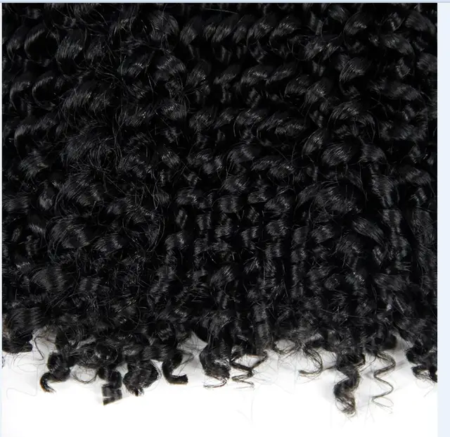 YxCheris Synthetic Crochet Hair jerry curl bundles weave Braiding hair with Ombre Crochet Braids Hair Extension bulk hair #2