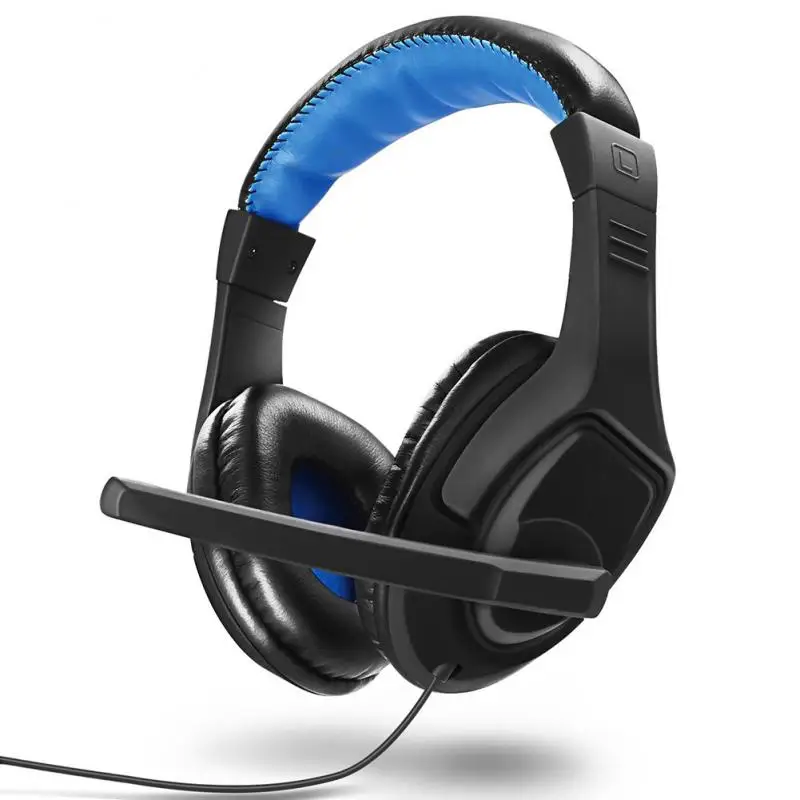 3.5mm Wired Headphones With Noise Reduction Mic LED Lights Stereo Gaming Headset Earphone For PS4 Xbox One Nintendo Switch PC