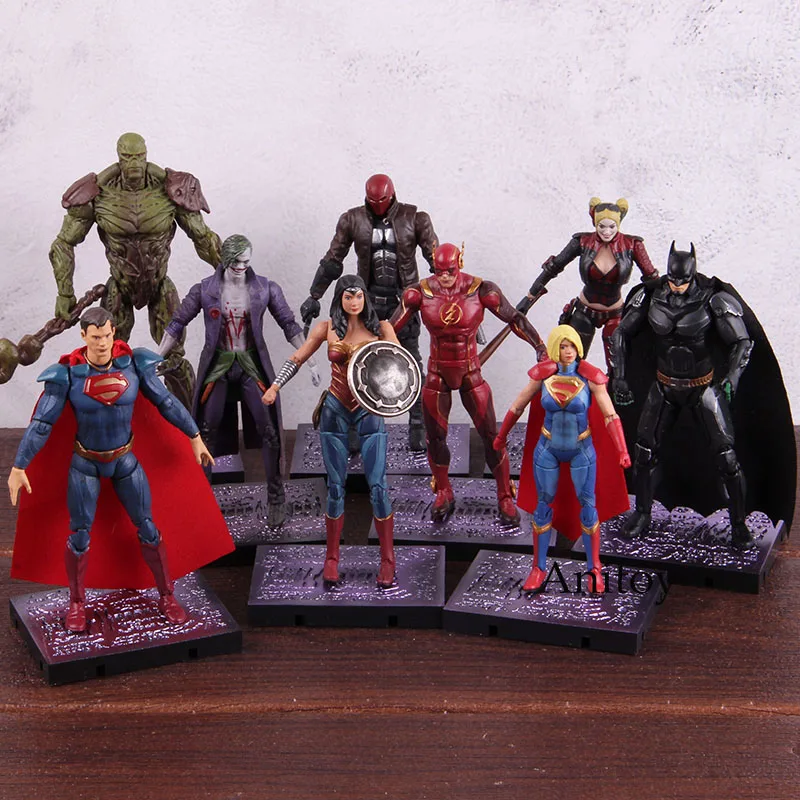 DC Comics Injustice League 2 Wonder Woman Swamp Thing The Joker Harley Quinn Batman Flash Superman