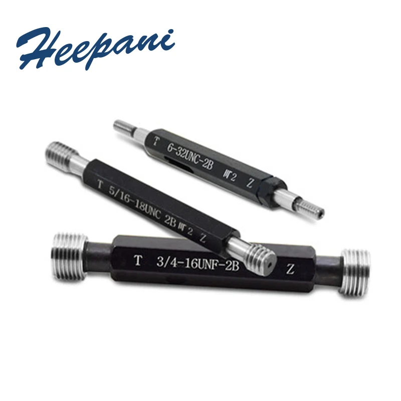 Американская система thread plug измерительные приборы 0-80/6-32/10-24/12-28UNC/UNF 2B винтовой штекер Калибр GO NO GO gauge