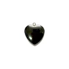Natural Stone Sculpture Heart Love Hollow Out Hematite Necklace Charms Pendant Bracelets Bangles Jewelry DIY Making for Women 3