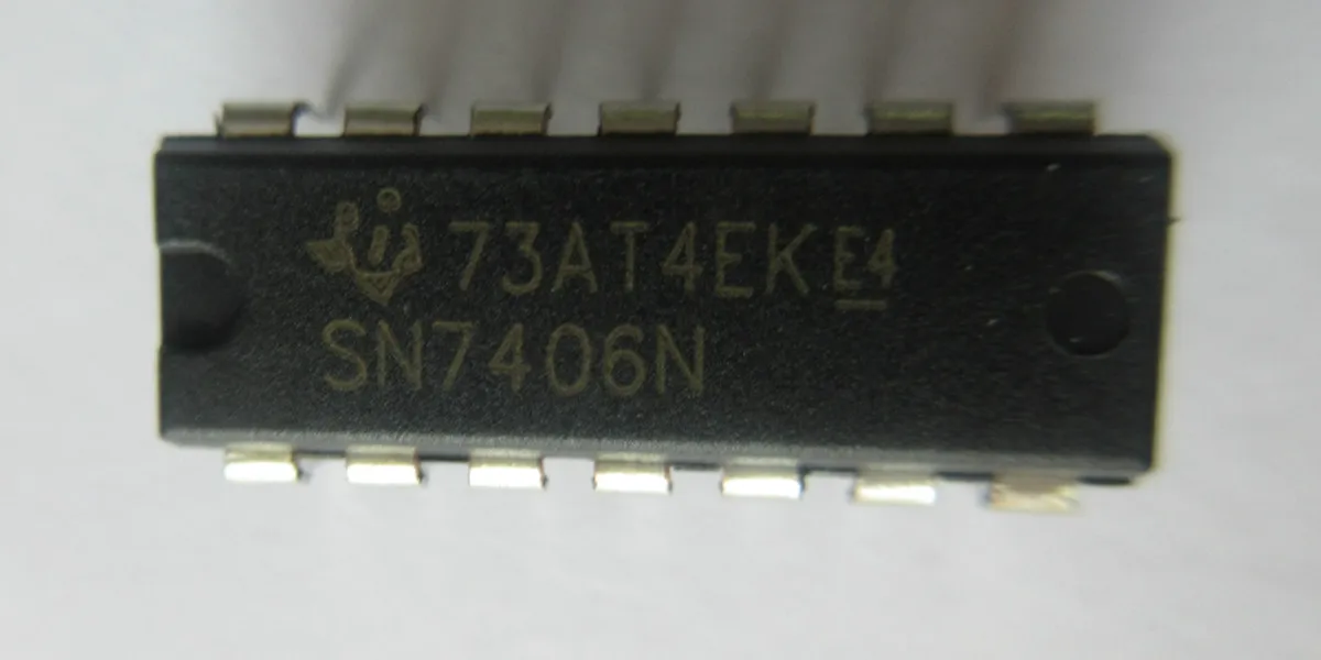 10 шт в упаковке, новая SN7406N DIP-14 SN7406