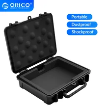 ORICO 3.5 pouces HDD boîtier de protection mallette de rangement étanche à l'eau résistant aux chocs fonction anti-poussière conception d'étiquette de sécurité