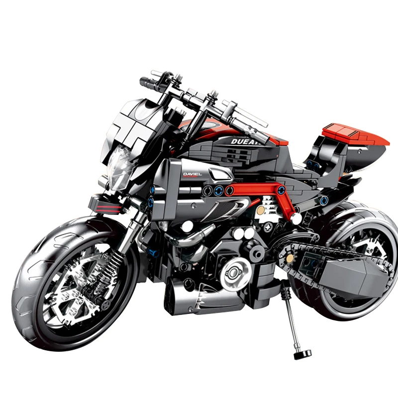 

Building Blocks Fit LegoINGlys 701703 702Pcs Technic Series Ducaties Motorcycle MOC Bricks Assemble Toys For Kids Adults Gifts