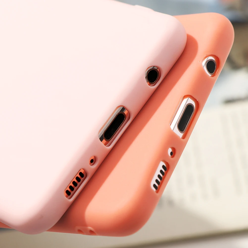 Силиконовый чехол для Samsung Galaxy Note 10 8 9 A70 A50 A40 A71 A51 A7 A9 A6 A8 Plus 2018 A10S|Бамперы| |