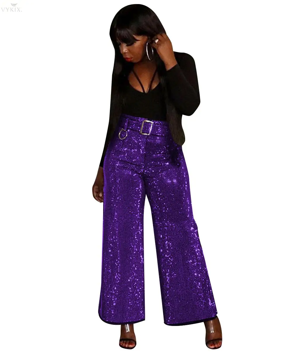 

2020 Winter Pants Hight Waist Pants Women Solid Color Sashes Loose Wide Leg Pants Vintage Classic Long Fashion Women Trousers