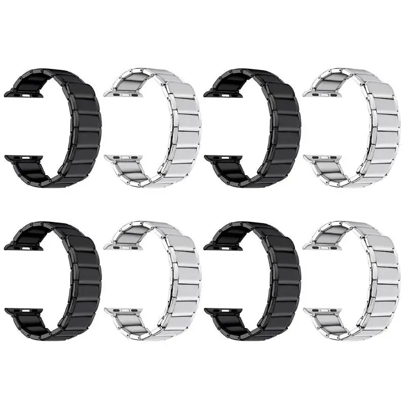 

Stainless Steel Watch Band Adjustable Magnetic Strap Buckle for Apple Watch