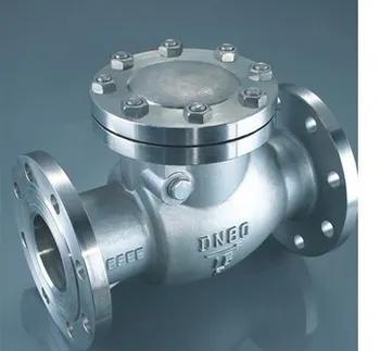 

304 stainless steel check valve H44W-16P swing open flange check valve DN100 valve DN50 65 80