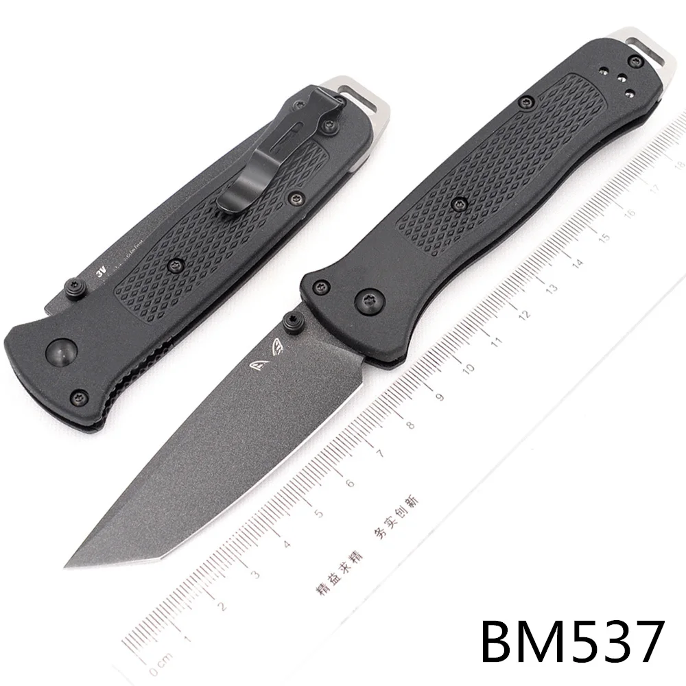 BAILOUT 537 Grivory fiber handle Mark 3V Blade folding Pocket Survival EDC Tool camping hunt Utility outdoor Tactical knife