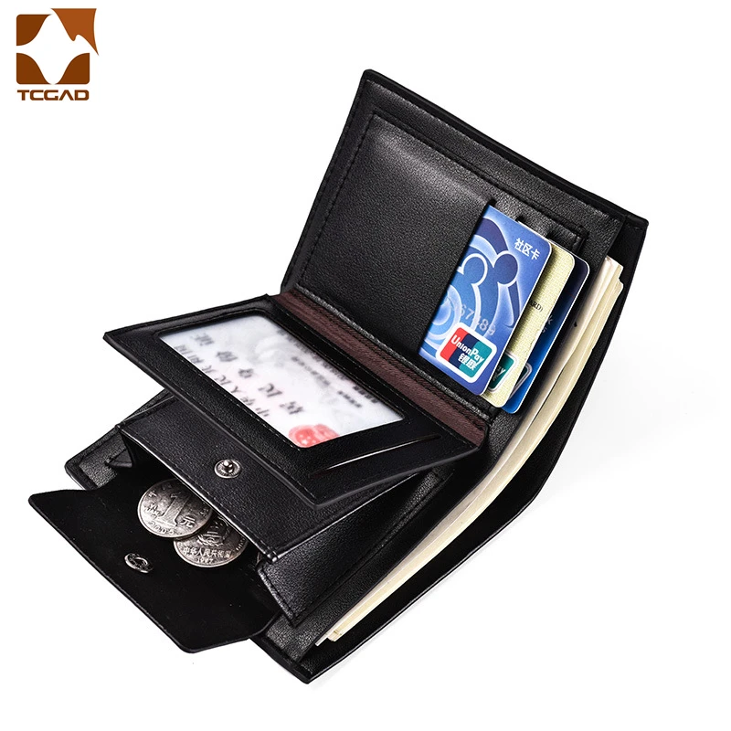 

mens wallet leather genuine mini male pocket go portefeuille slim erkek cuzdan small coins bag wallet for a boy designer purse