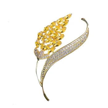 

WOMEN FLOWER BROOCHES PIN RHINESTONE BROCHE PINS