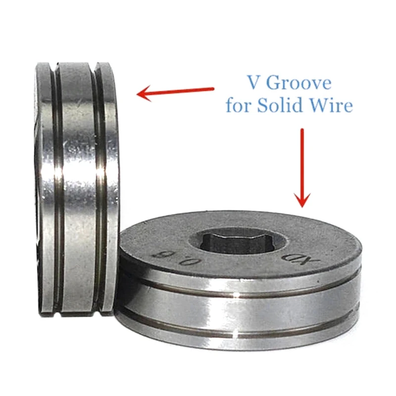 Groove Welding Machine Wire Feed Roller Welder Wire Feed Drive Roller 0.6-0.8mm 0.9-1.0mm