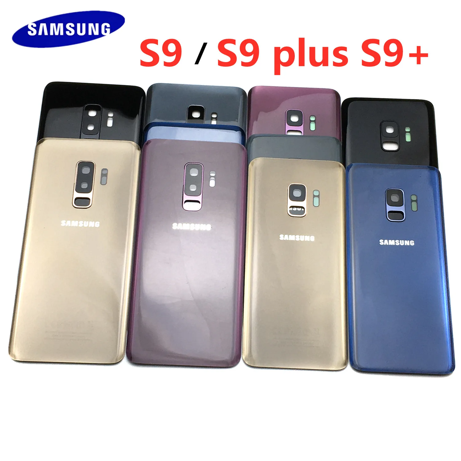 Крышка батарейного отсека для Samsung Galaxy S9 G960 G960F s9 + Plus G965 G965F | Мобильные телефоны и