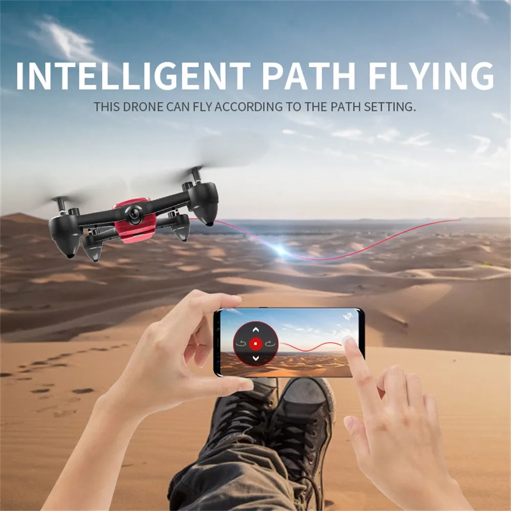 Дрон SHRC H7 5G селфи wifi FPV gps с 4K HD камерой складной RC Квадрокоптер