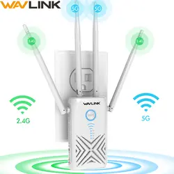 Wavlink 1200 Мбит/с Wi Fi Ретранслятор Extender/усилитель/маршрутизатор/точка доступа ГБ беспроводной Dual Band 2,4 г/5 г внешний 5dBi антенны