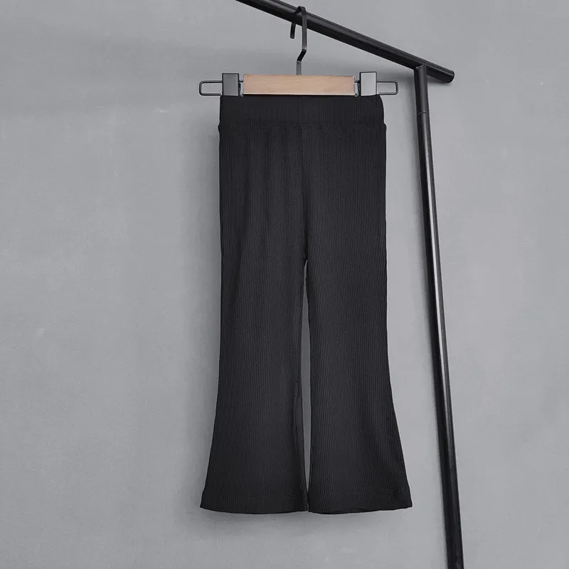Kids Girls Pants High Waist Elasticity Skinny Wide-leg Spring Summer Children's Clothing girls pants kids pants girls trousers