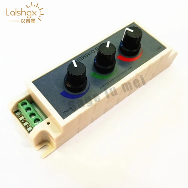 

DC12-24V RGB Dimmer Stepless Adjustable Switch LED Strip Lights Tape Controller Three way switch for 2835 3528 5050 led light