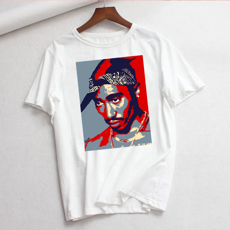 Tupac 2pac Rap Hiphop Rock T Shirt Women Female Hip Female Clothes Tshirt Harajuku Casual T-shirt - AliExpress