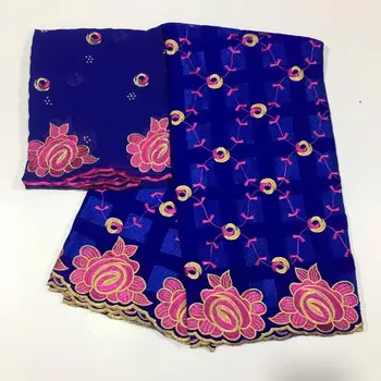 

latest swiss slik lace in switzerland 2019 high quality lace 100%cotton dubai fabric african brocade fabric 5+2yards