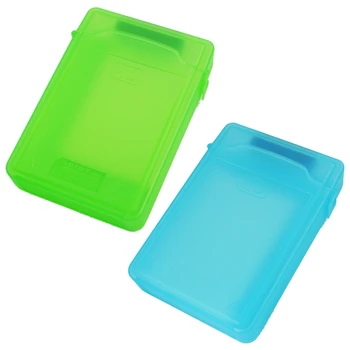 

2 PCS 3.5 Inch Storage Box IDE / SATA HDD (Blue & Green)