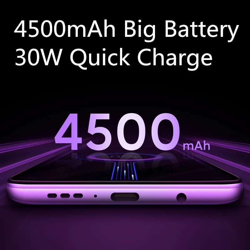 Мобильный телефон Xiaomi Redmi K30 5G 6 ГБ 128 ГБ, Восьмиядерный процессор Snapdragon 765G, четырехъядерный процессор 64 мп, камера 6,6" FHD+ 120 Гц, жидкий экран 4500 мАч