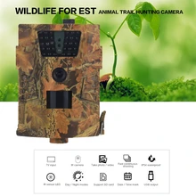 HT-001B Дикая камера 12MP 1080P Охотник 120 градусов угол следа камера 30 шт. Инфракрасные светодиоды 850nm охотничья камера IP65 водонепроницаемый