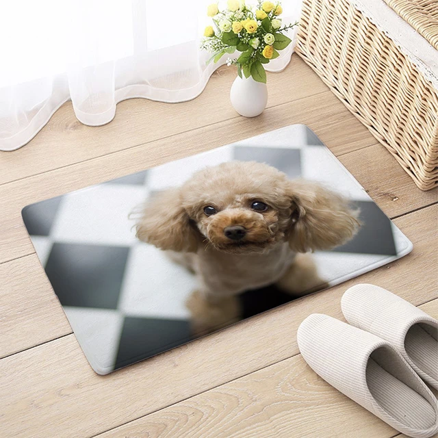 Zerbino stampato per cani dalmata per tappetino per ingresso tappetino  decorativo per la casa bagno tappetini per soggiorno 3 dimensioni morbido  scamosciato antiscivolo - AliExpress