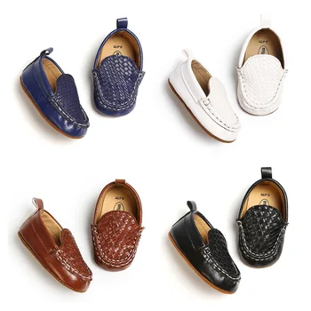 

Shoes Baby Boy's Leather Shoes 0-18 Month Boys Girls First Walkers Soft Infant Sneakers 2020 Newborn Baby Crib Shoes Toddlers