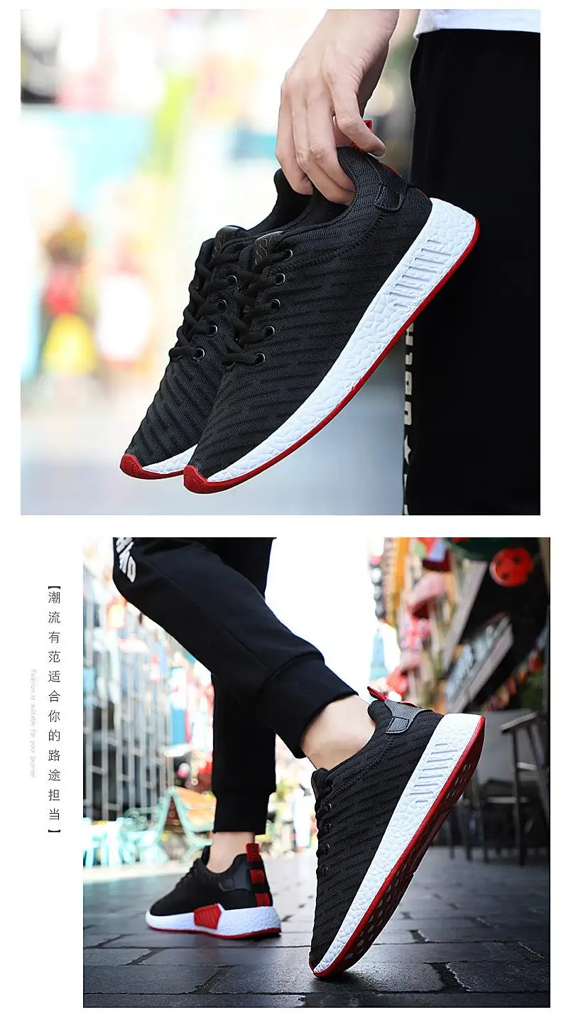 Men Running Shoes Casual Mesh Sneakers Outdoor Sport Shoes Breathable White Jogging Shoes Comfortable Shoe chaussure homme