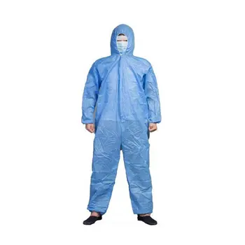 

Disposable Anti-epidemic Antibacterial Plastic Closures Isolation Suit Protective Clothing Dust-proof Coveralls For Tattoo