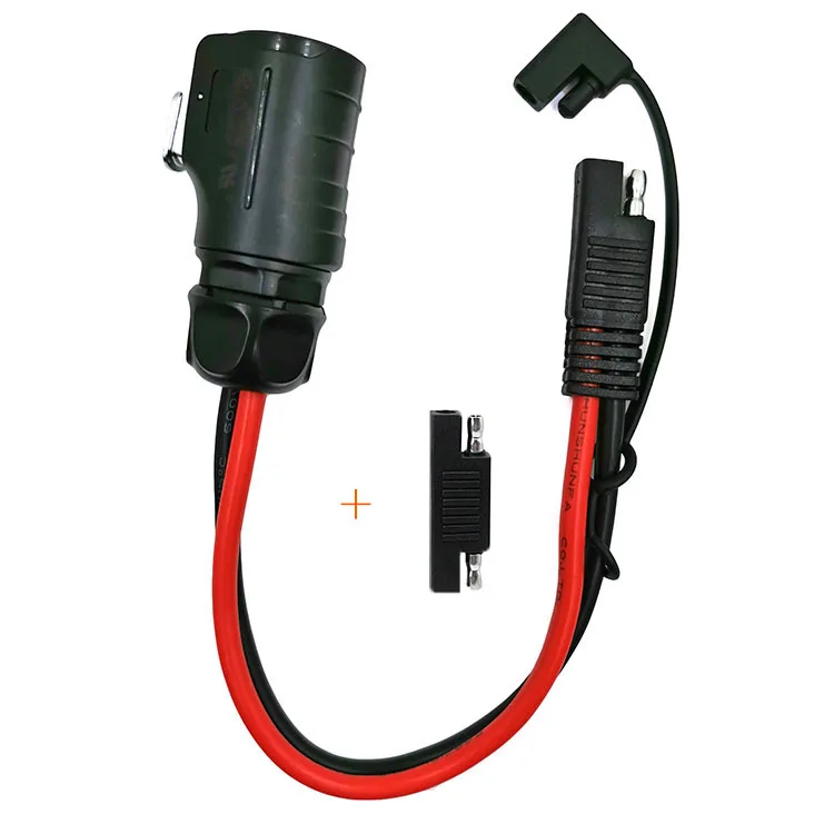 SAE to LP-20 MC4 к SAE адаптер 10 AWG панель MC-4 Тип соединителя кэмпер караван Trailor разъем для солнечных батарей, MC4-SAE - Цвет: SAE to LP-20