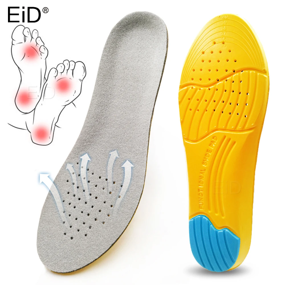 Eid Traagschuim Sport Inlegzolen Zweet Absorptie Pads Running Sport Schoen  Inserts Ademende Inlegzolen Voetverzorging Mannen Vrouwen Unisex|Inlegzolen|  - AliExpress