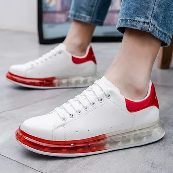

2020 New Men Casual Shoes Lac-Up Men Shoes Winter Fashion Female Clunky Sneaker Casual Platform High Heel Dad Shoes 39-44