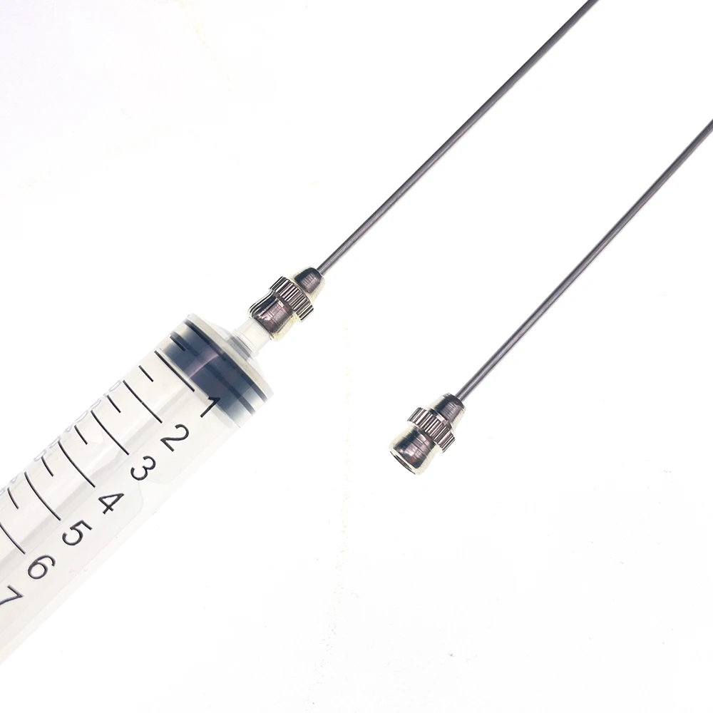 4PCS Sheep Goat Dog Canine Artificial Insemination Needle Pin Semen Injection Fresh Sperm Stainless Steel Pet Veterinary Clinic