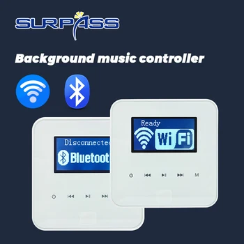 

Smart Professional Wireless WIFI Bluetooth MINI Wall Amplifier Home Theater Amplificador Audio Stereo Subwoofer Music Player AUX