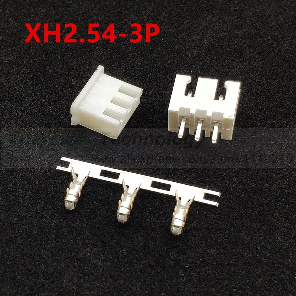 1000 pcs JST XH 2.5mm 6-Pin Male Straight Connector Header x 1 Pack 