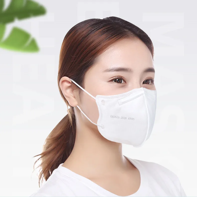 

Free shipping 30 pcs KN95 non-woven filter face mask anti dust sanitary disposable PM2.5 same protective as KF94 FFP2