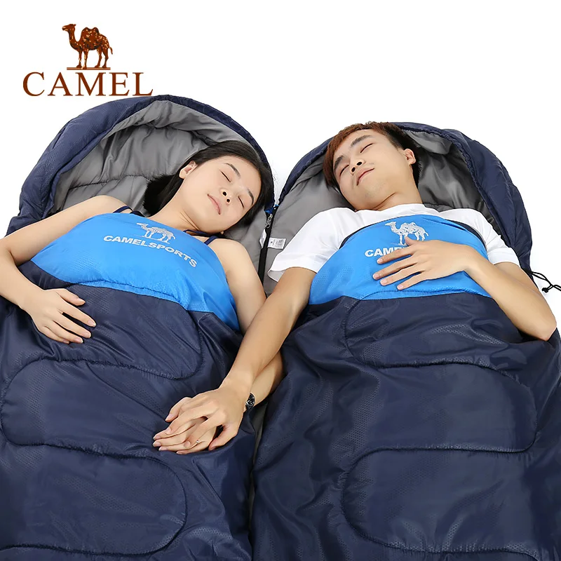 CAMEL походный конверт, спальный мешок для взрослых, двойной, Для Путешествий, Походов, три сезона, сохраняющий тепло, спальный мешок, размер 220*75 см, 1,35 кг