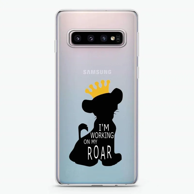 TPU Чехол для телефона Lion King Nala simba timon Hakuna Matata Pumba для samsung S6 S7 Edge S8 S9 Plus S10 Lite S10 Plus Note 9 - Цвет: TPU