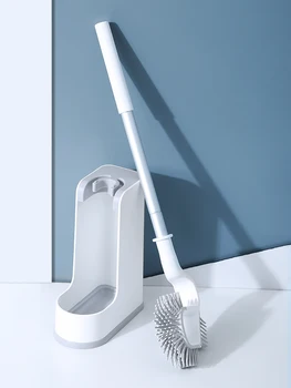 

Household toilet brush toilet no dead corner soft hair toilet brush cleaning toilet cleaning brush toilet brush set