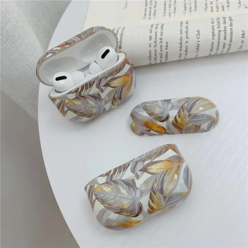 Hard PC 136E Роскошный Мраморный жесткий чехол из поликарбоната для Apple AirPods Pro Чехол для наушников чехол для Airpods 3 pro Чехол для беспроводной bluetooth-гарнитуры чехол - Цвет: Hard PC 136E