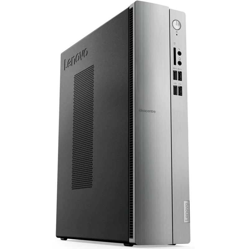 ПК Lenovo IdeaCentre 310S-08ASR SFF A9 9425/8Gb/1Tb 7.2k/R5/W10/черный/серебристый