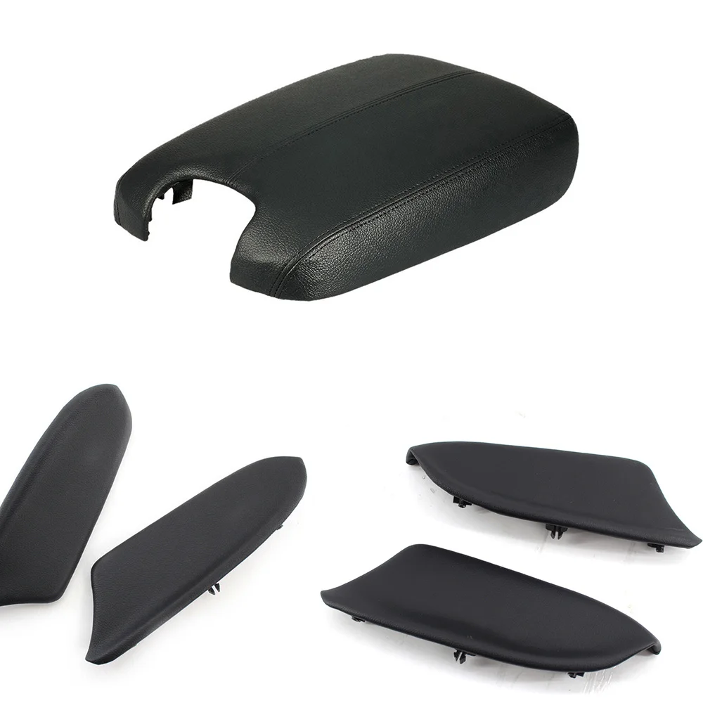 Black / Beige / Grey Console Armrest Lid Cover + Door Panel Armrest Set