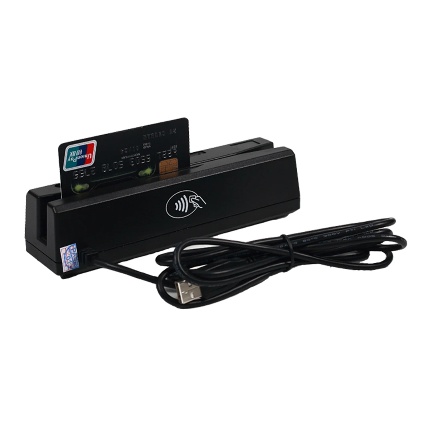 Мобильный кардридер Contact IC + NFC MSR Track 1 2 3 Mifare RFID 13 56 МГц для POS машины HCC110|Сканеры| |