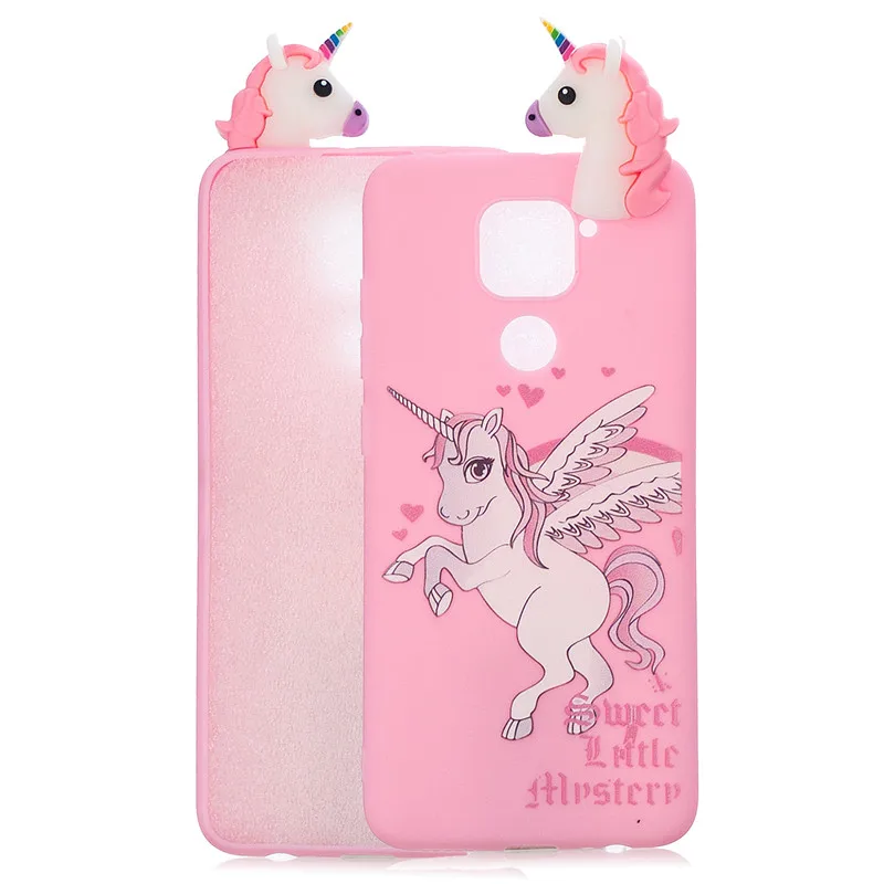 Funda Para Xiaomi Redmi Note 9 Carcasa De Silicona Con Unicornio 3d Para Xiaomi Redmi Note 9 S Pro Fundas Antigolpes Para Teléfono Aliexpress