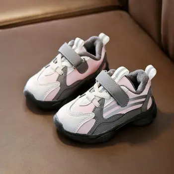 

Fashion Children Casual Sneakers Baby Boys Shoes for Girls Mesh Breathable Anti-Slip Letters Shoes Toddler Soft Soled shoe