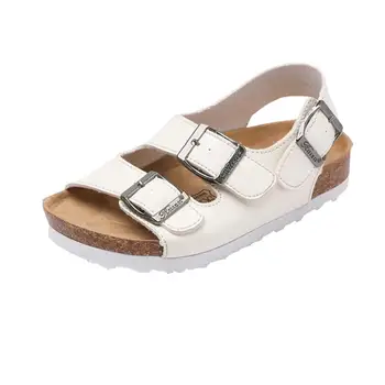 

Kids Sandals Boys Girls Sandals Summer Breathable Cork Sandals Non-Slip Beach Shoes Slides Girls Shoes Boys Shoes