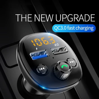 

3.0 USB Charger Car Bluetooth Hands Free MP3 Player/Phone to Radio FM